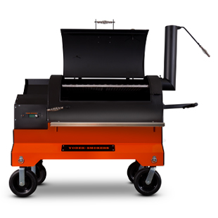 YS1500s Competition Cart Pellet Smoker that is made in USA
