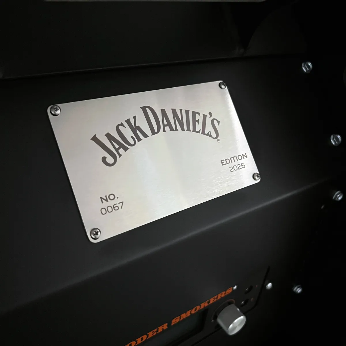 Serialized Jack Daniel's Ownership Plaque