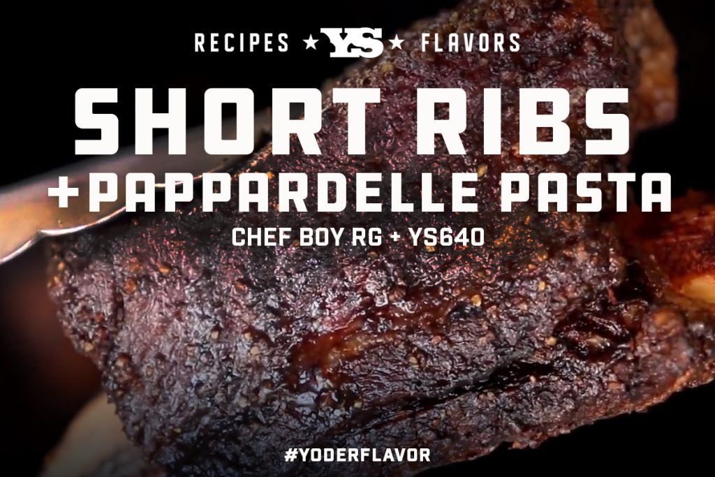 Smoked Short Ribs with Pappardelle Pasta Recipe