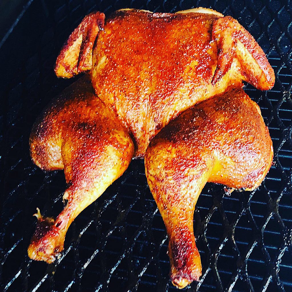 Smoked Spatchcock Chicken and Mexican Style Corn Recipe