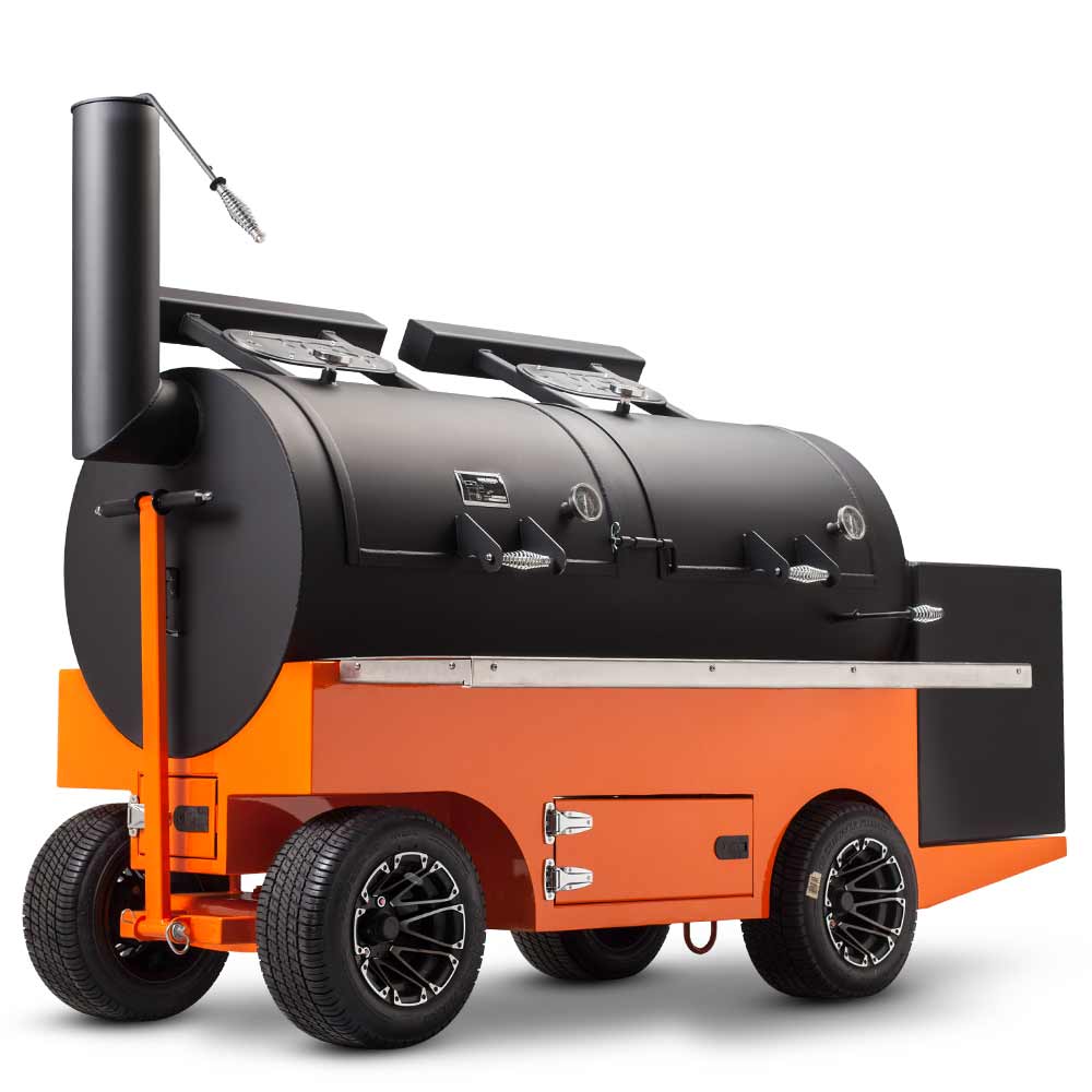 The Frontiersman Competition Offset Smoker - Yoder Smokers