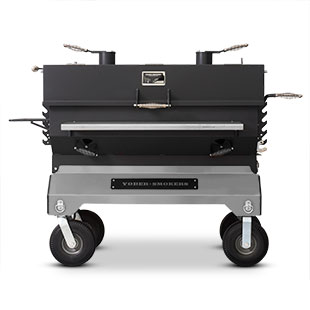 Yoder Smokers 24 by 48 Inch Charcoal Grill on Competition Cart