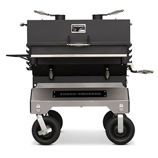 Yoder Smokers 36′′ Adjustable Charcoal Grill on Competition Cart