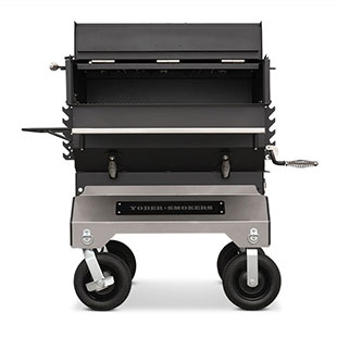 Yoder Smokers 36′′ Adjustable Charcoal Grill on Competition Cart