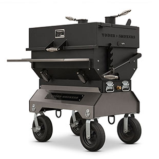 Yoder Smokers 36′′ Adjustable Charcoal Grill on Competition Cart