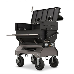 Yoder Smokers 36′′ Adjustable Charcoal Grill on Competition Cart