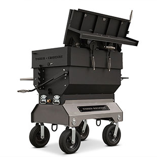Yoder Smokers 36′′ Adjustable Charcoal Grill on Competition Cart