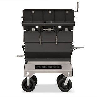 Yoder Smokers 36′′ Adjustable Charcoal Grill on Competition Cart