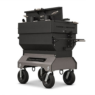 Yoder Smokers 36′′ Adjustable Charcoal Grill on Competition Cart