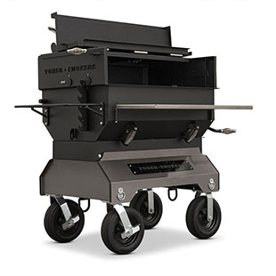 Yoder Smokers 36′′ Adjustable Charcoal Grill on Competition Cart