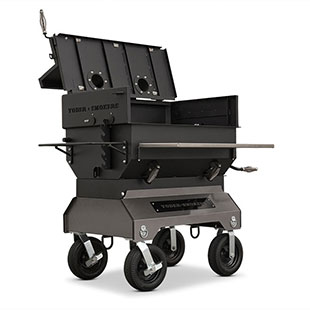 Yoder Smokers 36′′ Adjustable Charcoal Grill on Competition Cart