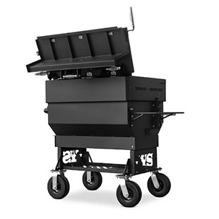 Yoder Smokers 36′′ Adjustable Charcoal Grill on Competition Cart