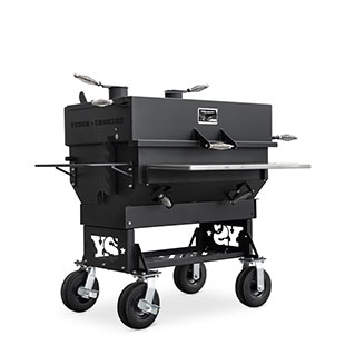 Yoder Smokers 36′′ Adjustable Charcoal Grill on Competition Cart