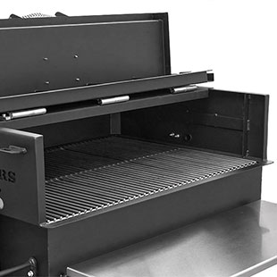 Yoder Smokers 36′′ Adjustable Charcoal Grill on Competition Cart