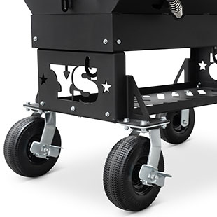 Yoder Smokers 36′′ Adjustable Charcoal Grill on Competition Cart