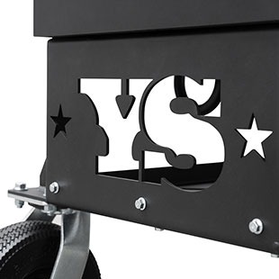 Yoder Smokers 36′′ Adjustable Charcoal Grill on Competition Cart