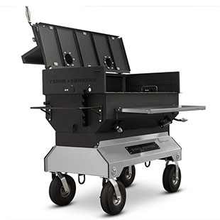 Yoder Smokers 48′′ Adjustable Charcoal Grill on Competition Cart