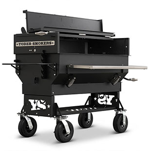 Yoder Smokers 48′′ Adjustable Charcoal Grill on Competition Cart