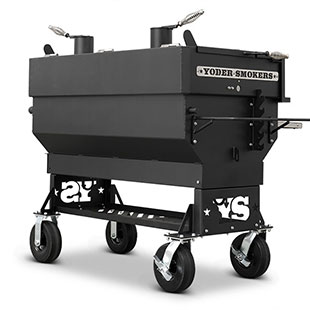 Yoder Smokers 48′′ Adjustable Charcoal Grill on Competition Cart