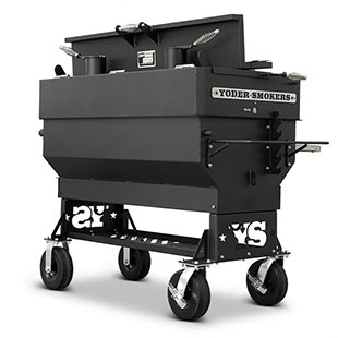 Yoder Smokers 48′′ Adjustable Charcoal Grill on Competition Cart
