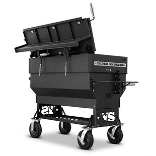 Yoder Smokers 48′′ Adjustable Charcoal Grill on Competition Cart