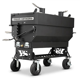 Yoder Smokers 48′′ Adjustable Charcoal Grill on Competition Cart