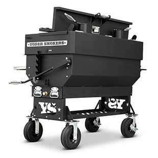 Yoder Smokers 48′′ Adjustable Charcoal Grill on Competition Cart