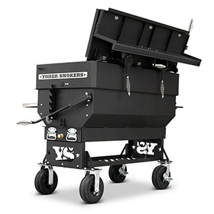 Yoder Smokers 48′′ Adjustable Charcoal Grill on Competition Cart