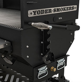 Yoder Smokers 48′′ Adjustable Charcoal Grill on Standard Cart