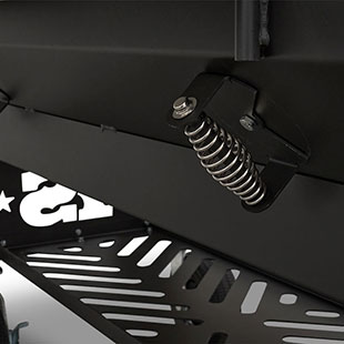 Yoder Smokers 48′′ Adjustable Charcoal Grill on Standard Cart