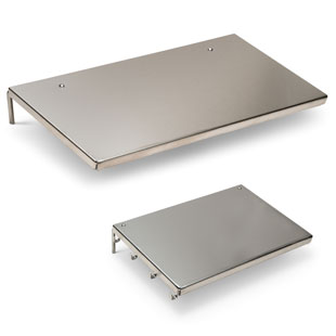 Stainless Steel Front and Side Shelves