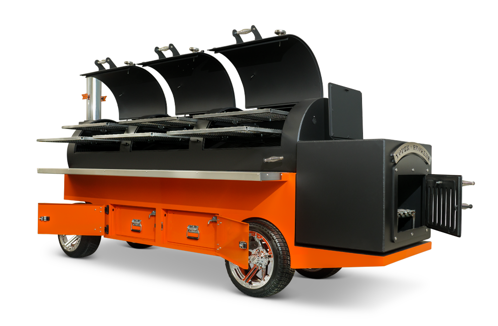 The Frontiersman Competition Offset Smoker - Yoder Smokers