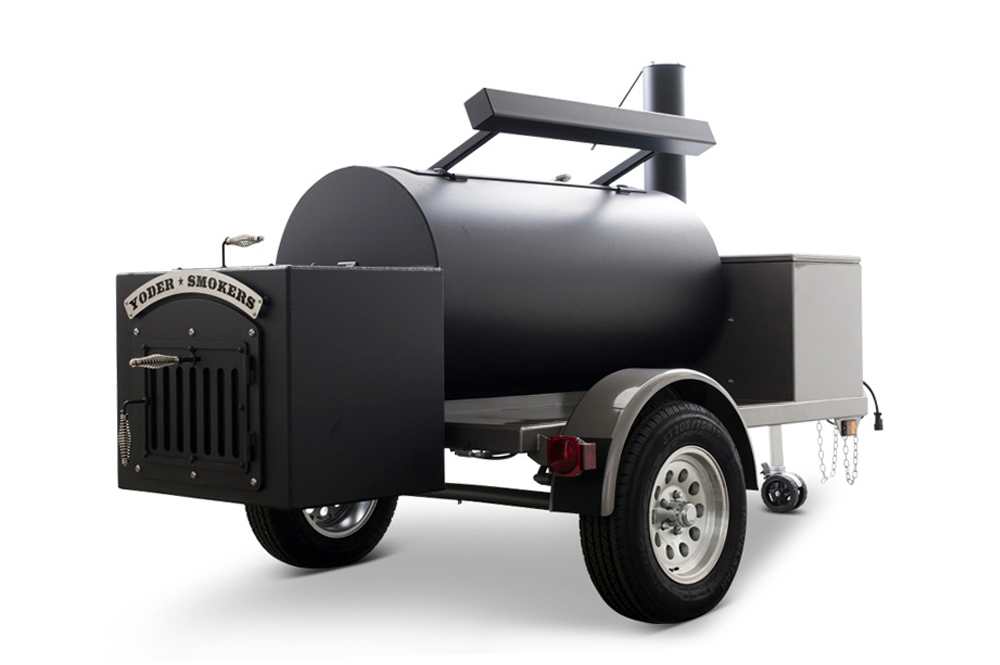 The Frontiersman Competition Offset Smoker - Yoder Smokers