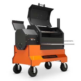 YS640s Competition Cart Pellet Smoker that is made in America