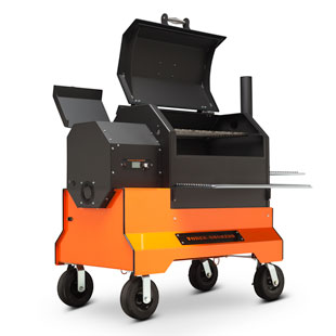 YS640s Competition Cart Pellet Smoker that is made in America