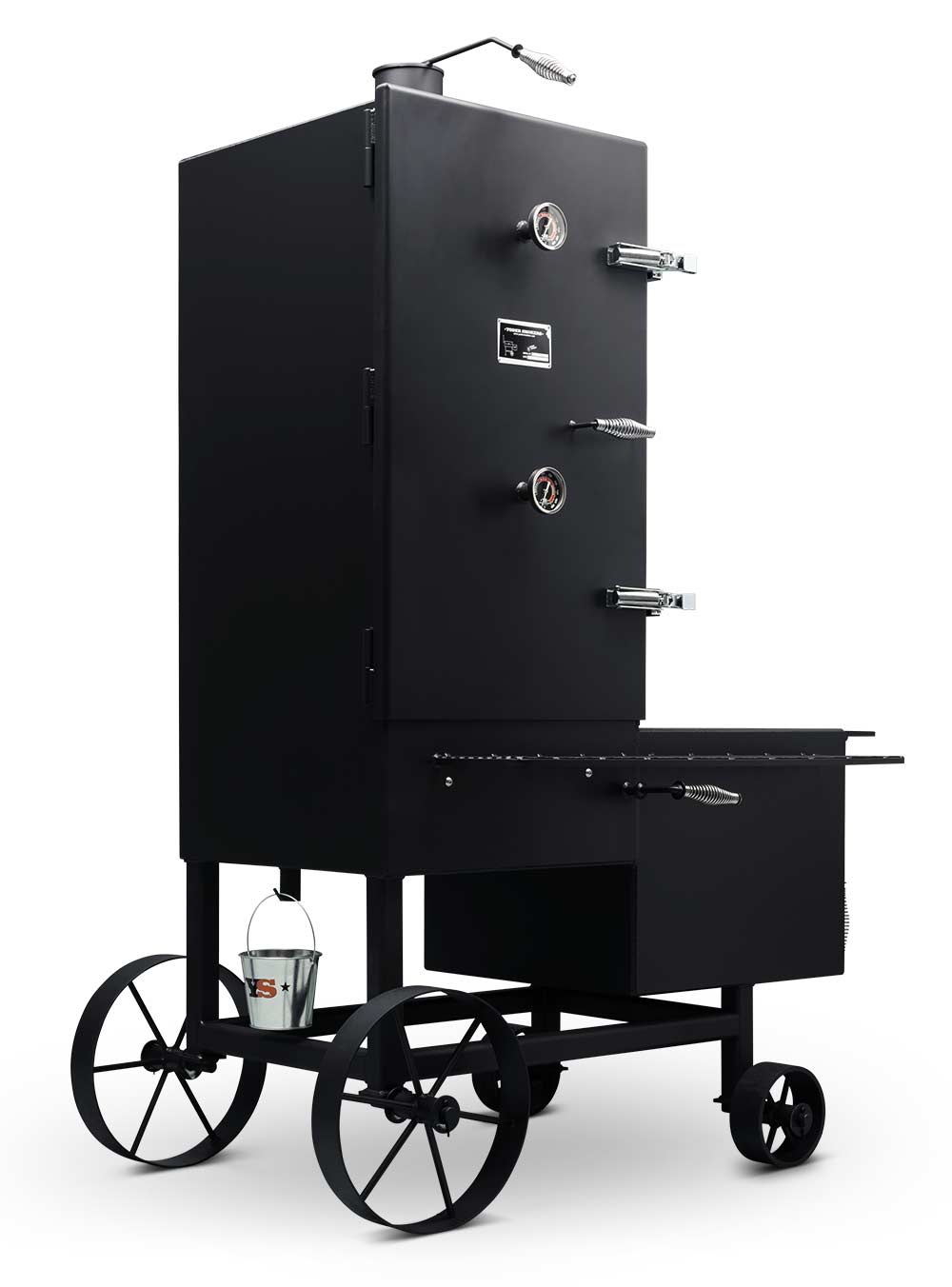 pit smoker vertical