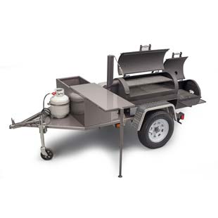 Santa Fe Trailer Mounted Offset Smoker