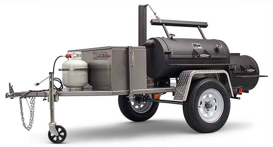 mobile bbq trailers